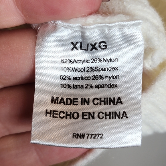 NWT French Connection Wool Blend Fair Isle Soft Sweater Size XL - Picture 9 of 15